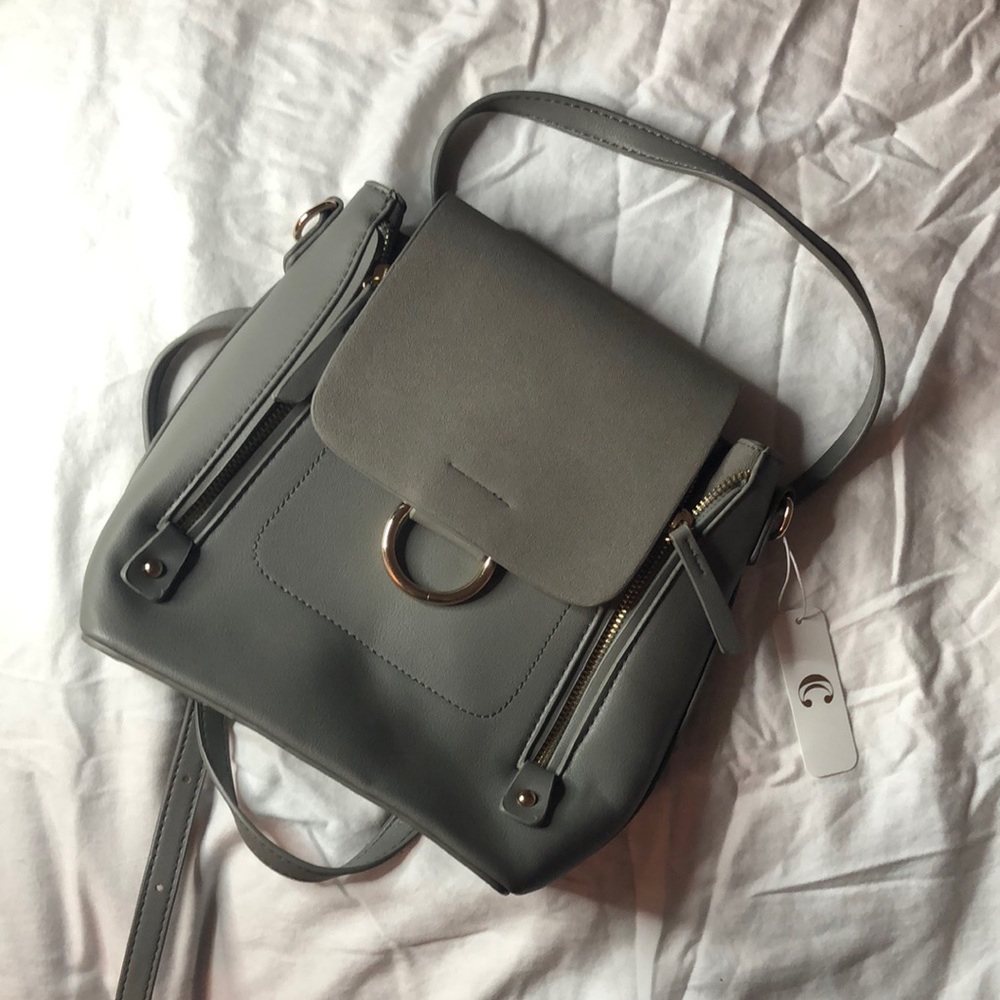 Purse Backpack - Gray (Charming Charlie’s)